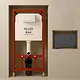 Kludi RAK RAK 80000 Concealed Cistern with Full Frame and Flush Plate RAK80010.BK1 Black - Image 1