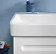 Duravit No.1 Basin with Wall-Hung Column, White, 55 cm with Fixing Set - Image 4
