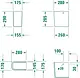 Duravit No.1 Basin with Wall-Hung Column, White, 55 cm with Fixing Set - Image 8