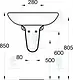 Ideal Standard Sofia Basin, 55 cm, with Semi-Pedestal — White - Image 2