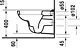 Duravit D-Code Wall-Hung Toilet, White, with Toilet Seat & Cover, Internal Bidet Spray & Fixing Bolts - Image 4