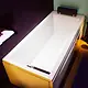 Milano Bathtub with Pillow & Strainer, 170 × 75 cm, White - Image 2