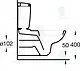 Ideal Standard San Remo Combi Toilet with Shower, Toilet Seat & Cover with Shower and Handle - Image 4