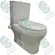 Mica Vit Trinity Wall-Hung Toilet, White with Seat & Cover, Cistern with Mechanism, Internal Bidet Spray and Fixing Set - Image 1