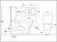 Mica Vit Trinity Wall-Hung Toilet, White with Seat & Cover, Cistern with Mechanism, Internal Bidet Spray and Fixing Set - Image 2