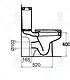 Ideal Standard Playa Bathroom Set, White, Toilet with Soft-Close Seat & Cover and 65 cm Basin with Full Pedestal - Image 3