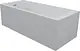 Sanipure Neto 0010037 One-Piece Bathtub with Side, 170 × 80 cm — Greige (00100371101) - Image 1