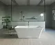 Maldives One-Piece Bathtub with Panel, 170 × 80 cm, White - Image 2