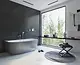 Sanipure Fiji 0010021 One-Piece Bathtub with Side, 90 × 170 cm — Greige (00100211101) - Image 2