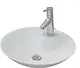 Sanipure Ambros Countertop Basin 0016011, without Overflow, with Mixer Hole, 43 × 43 cm - Image 1