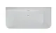 Duravit Slimless 806343 One-Piece Bathtub with Panels, 170 × 80 × 40 cm, Colors - Image 1