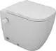 Sanipure Magnus Mini Toilet White with Soft-Close Toilet Seat & Cover, Internal Bidet Spray and Fixing Set - Image 1