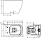 Sanipure Magnus Mini Toilet White with Soft-Close Toilet Seat & Cover, Internal Bidet Spray and Fixing Set - Image 3