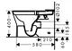 Hansgrohe Cape Tide Q Floor-Standing Toilet with Bidet Spray, Cistern and Fixing Set - Image 2