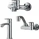 Sphinx Abdo Hanafia Sayer 3-Piece Mixer Set, Chrome (Basin S7, Bath S1, and Wall-Mounted Kitchen S6) - Image 2