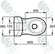 Ideal Standard San Remo Special Needs S/P-Trap Toilet Combination with Seat, Cistern, Internal Bidet & Fixing Set, White - Image 4