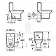 Roca Giralda Toilet Combination, White - Image 2