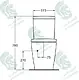 Ideal Standard Connect Back-to-Wall S/P-Trap Toilet Combination with Seat, Cistern, Internal Bidet & Fixing Set, White - Image 3