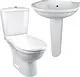 Ideal Standard San Remo Bathroom Set, White, Complete Combination & 60 cm Basin with Full Pedestal - Image 2
