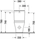 Duravit DuraStyle Back-to-Wall Toilet, White - Image 8