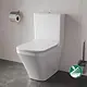 Duravit DuraStyle Back-to-Wall Toilet with Soft-Close Toilet Seat & Cover, White - Image 1