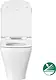 Duravit DuraStyle Back-to-Wall Toilet with Soft-Close Toilet Seat & Cover, White - Image 4