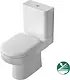 Ideal Standard Playa P-Trap Toilet with Soft-Close Toilet Seat & Cover, Cistern, Mechanism, Internal Bidet Spray and Fixing Set, White - Image 4