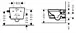 Hansgrohe Cape Tide Q Square Wall-Hung Toilet, White, with Soft-Close Toilet Seat & Cover, Internal Bidet Spray and Fixing Bolts - Image 3