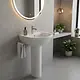 Villeroy & Boch Avento Basin with Full Pedestal, White, 60 cm with Fixing Set - Image 1
