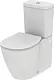 Ideal Standard Connect Back-to-Wall Toilet S/P, White, with Soft-Close Toilet Seat & Cover, Cistern with Mechanism, Internal Bidet Spray and Fixing Set - Image 1