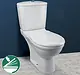 San Remo Toilet with Shower, Soft-Close Toilet Seat & Cover, Cistern and Fixing Set, White - Image 2