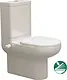 Ideal Standard Playa Back-to-Wall Close-Coupled Toilet S/P with Soft-Close Toilet Seat & Cover, Cistern, Internal Bidet Spray and Fixing Set, Pergamon - Image 2