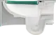 Duravit Vitrium Wall-Hung Toilet Waves Teal HygieneGlaze with Soft-Close Toilet Seat & Cover, Internal Bidet Spray and Fixing Pipes - Image 8