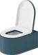 Duravit Vitrium Wall-Hung Toilet Waves Parlour Blue HygieneGlaze with Soft-Close Toilet Seat & Cover, Internal Bidet Spray and Fixing Pipes - Image 3