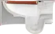 Duravit Vitrium Wall-Hung Toilet Waves Cinnamon HygieneGlaze with Soft-Close Toilet Seat & Cover, Internal Bidet Spray and Fixing Pipes - Image 8