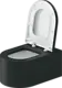Duravit Vitrium Wall-Hung Toilet Waves Dark Grey HygieneGlaze with Soft-Close Toilet Seat & Cover, Internal Bidet Spray and Fixing Pipes - Image 5