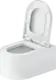 Duravit Vitrium Wall-Hung Toilet, Rippled Satin White HygieneGlaze, with Soft-Close Toilet Seat & Cover, Internal Bidet Spray and Fixing Pipes - Image 5