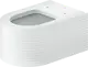 Duravit Vitrium Wall-Hung Toilet, Rippled Satin White HygieneGlaze, with Soft-Close Toilet Seat & Cover, Internal Bidet Spray and Fixing Pipes - Image 7
