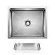 Mans Handmade MA 5542 Stainless Steel Kitchen Sink, 55 × 42 cm, with Dish Drainer and 3 inch Drainage Set - Image 4