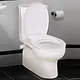 Mica Vit Mora Close-Coupled Toilet, White - Image 2