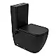 Sanipure Magnus Back-to-Wall Toilet S/P Matte Black with Hydrojet Bidet Spray, Soft-Close Toilet Seat & Cover, Cistern with Mechanism and Fixing Set - Image 2