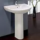 Space Basin 55 cm with Full Pedestal and Fixing Bolts, Pergamon - Image 6