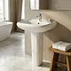 Mica Vit Mical Basin with Full Pedestal, 61 cm — Glossy Pergamon - Image 1