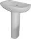 Duravit Duraplus Basin with Full Pedestal, 60 cm — Pergamon - Image 1