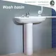 San Remo Special Needs Basin, 61 cm — White - Image 1
