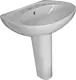 Duravit Architec Basin with Full Pedestal, 60 cm — Pergamon - Image 1