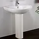 Ideal Standard Plan V 1340 Basin 65 cm with Full Pedestal, Pergamon - Image 2