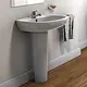 Sofia Basin 62 cm with Full Pedestal, White - Image 1