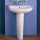 Sofia Basin 62 cm with Full Pedestal, White - Image 2