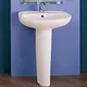 Sofia Basin 62 cm with Full Pedestal, White - Image 3